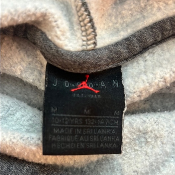 Jordan Gray and Red Athletic Sweater NWOT - Picture 4 of 4